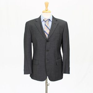 SARAR 40S Gray Solid 3-Button Sport Coat Blazer Jacket P481
